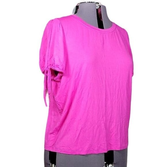 Bar III Knit Tie-Sleeve Top Sz XXL - Picture 2 of 10